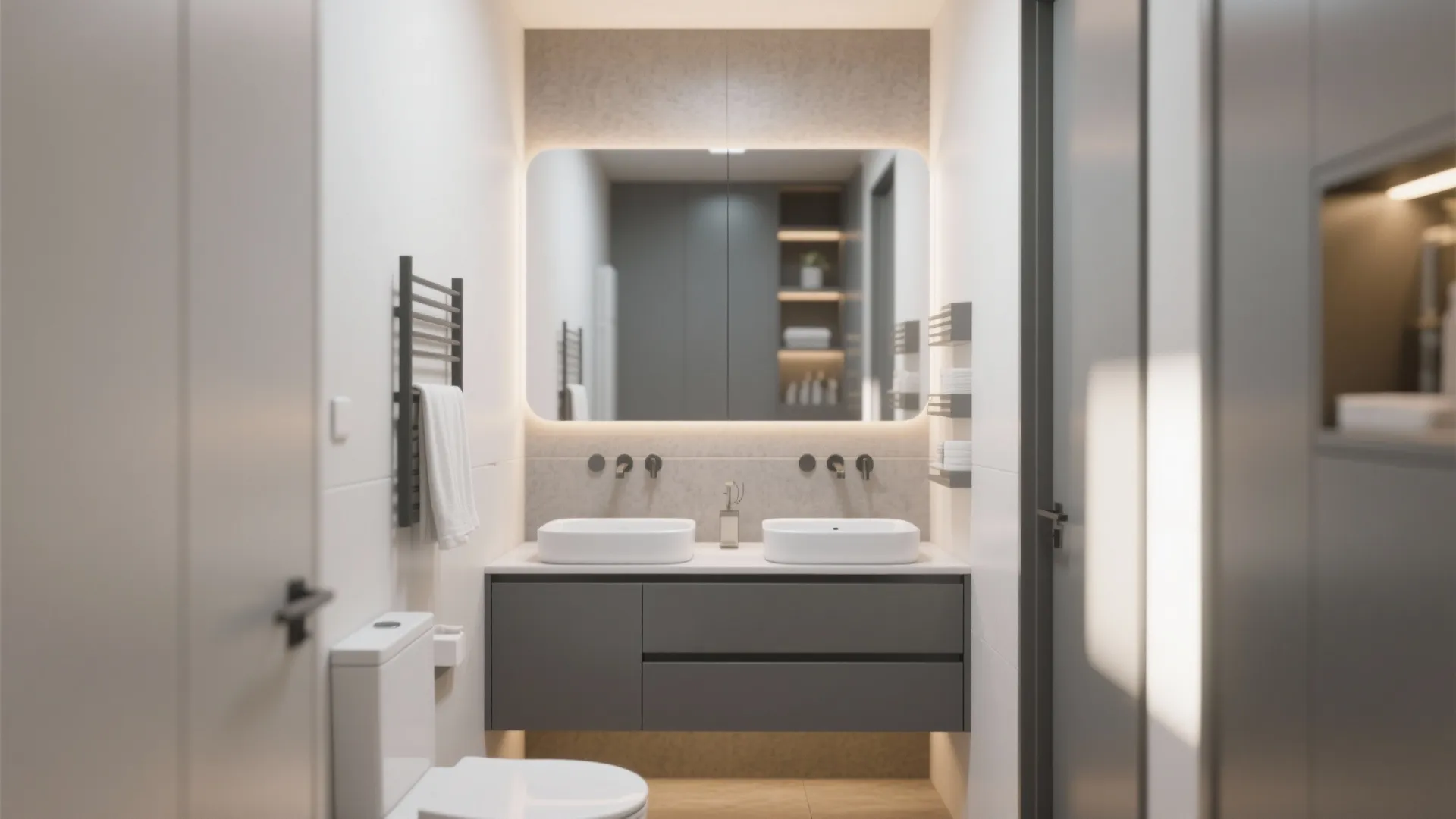 7. Double Sink in Tight Quarters