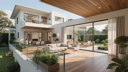 4-Bedroom Double-Storey House Plans with Balcony: 5 Ideas