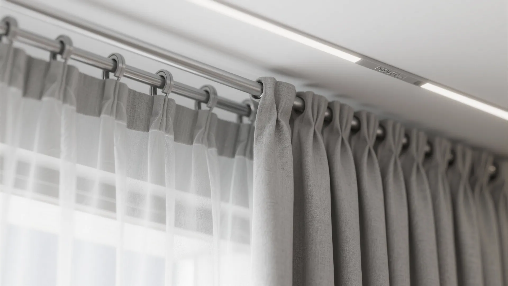 Layered drapery: sheer + blackout for day-to-night dining