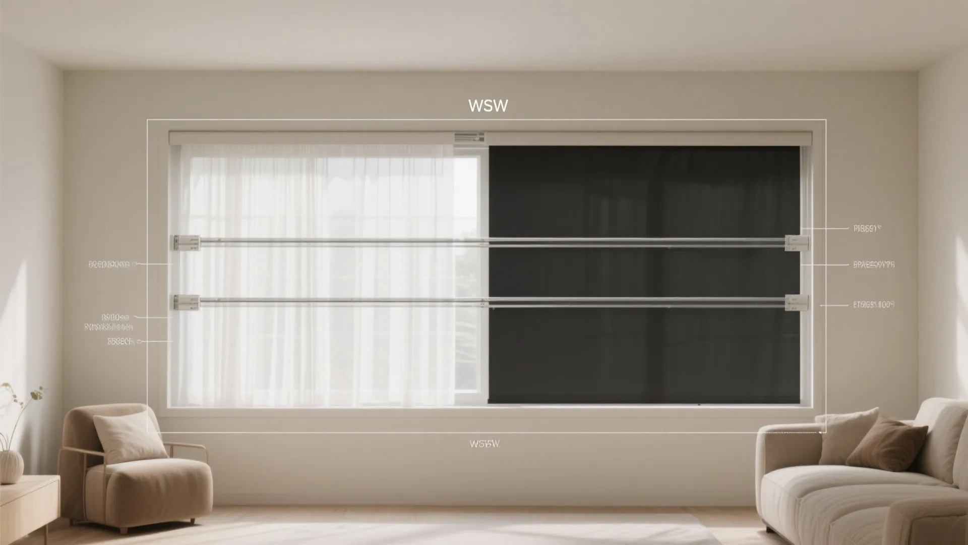 3) Blackout + Sheer Layering for Day-to-Night Flexibility