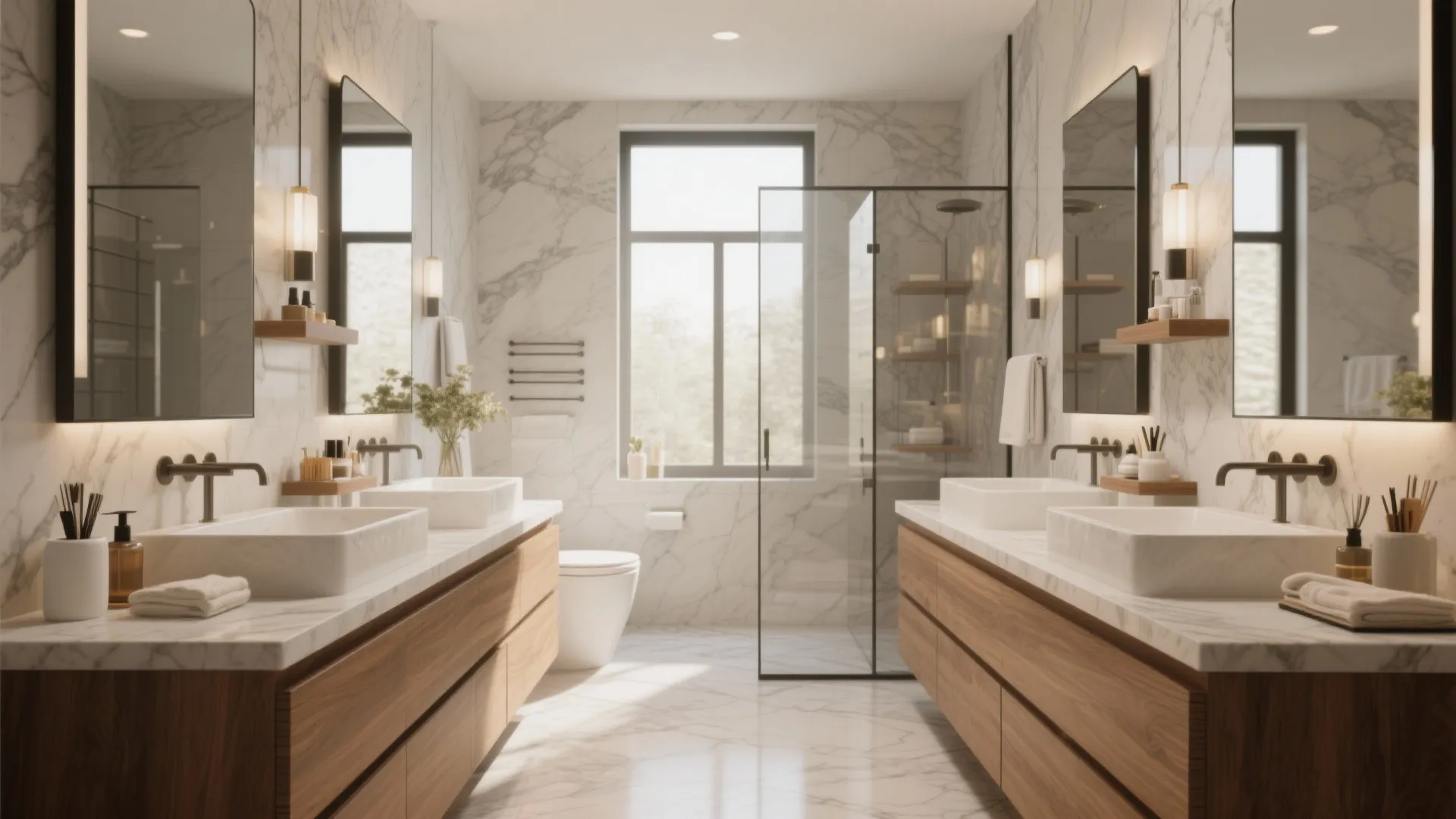 6. Double Vanity for Shared Spaces