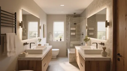 5 Bathroom Double Vanity Decorating Ideas