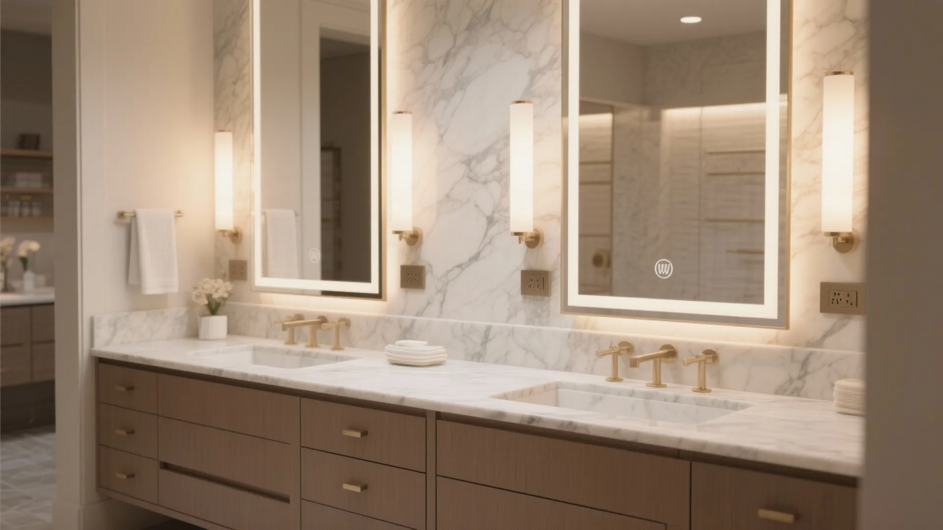 4. Double Vanity with Ample Storage