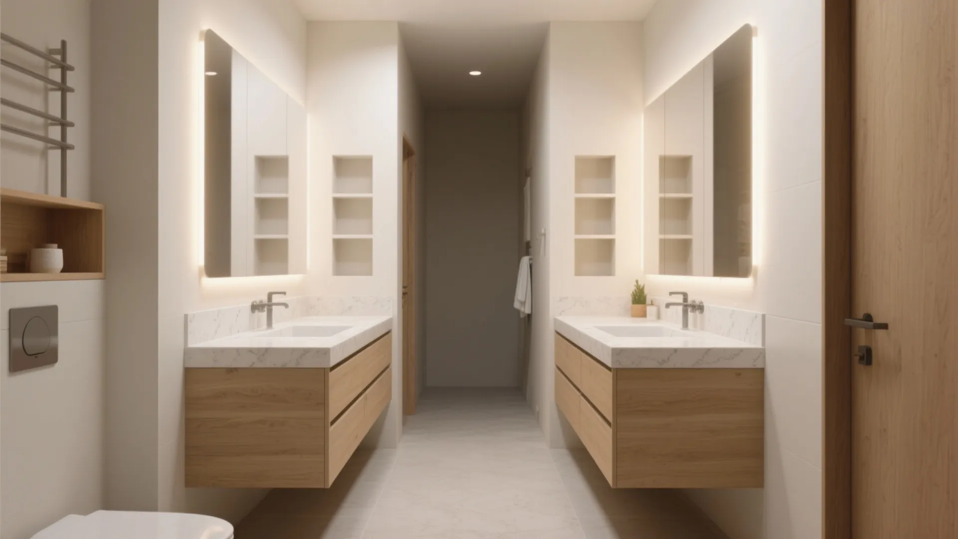Double Vanity for Tight Spaces
