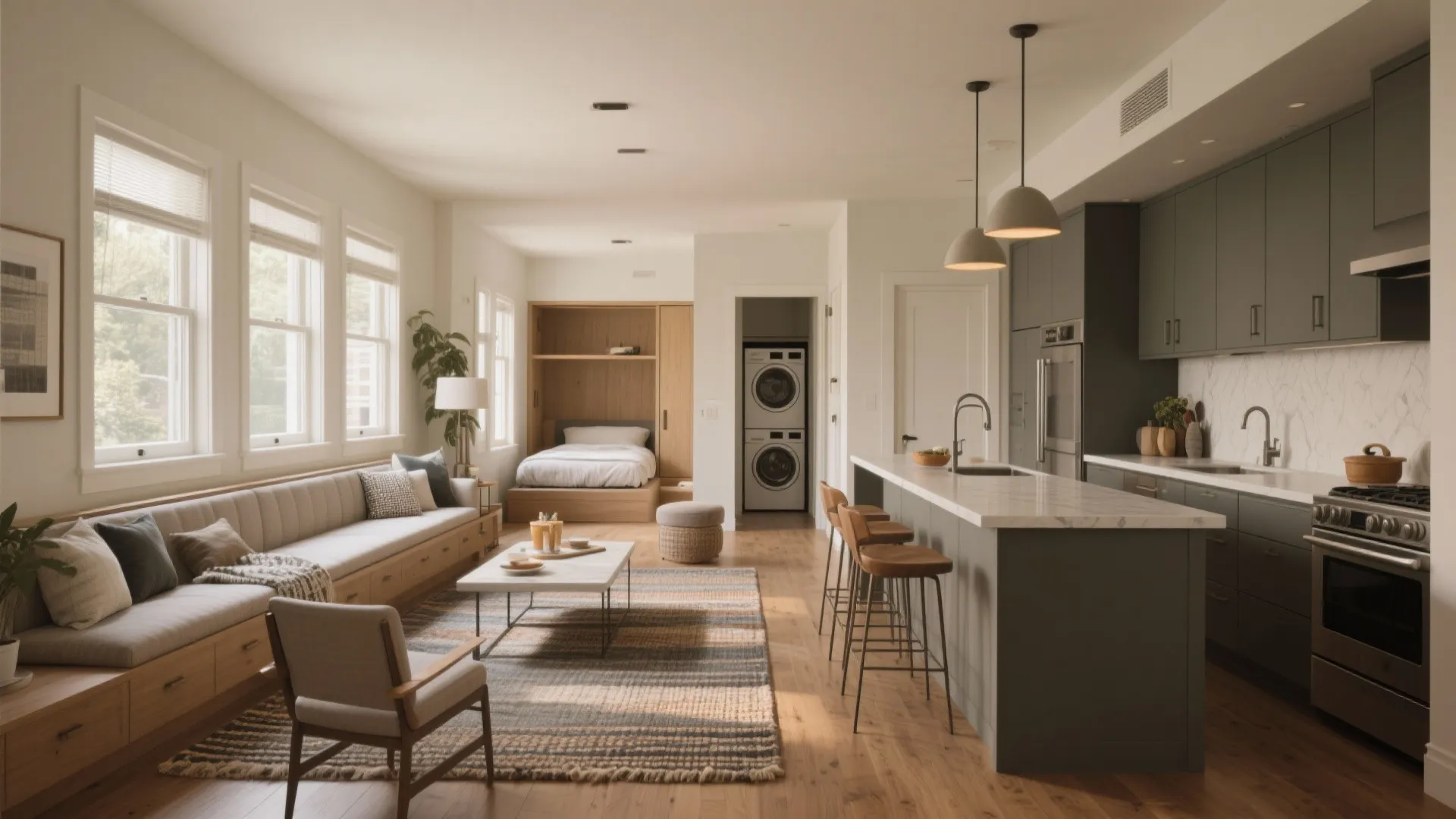 Double-Wide Design: 5 Small-Space Kitchen & Living Ideas: Smart ideas for a 50x30 double-wide 2 bed 2 bath layout — practical, stylish, and budget-aware