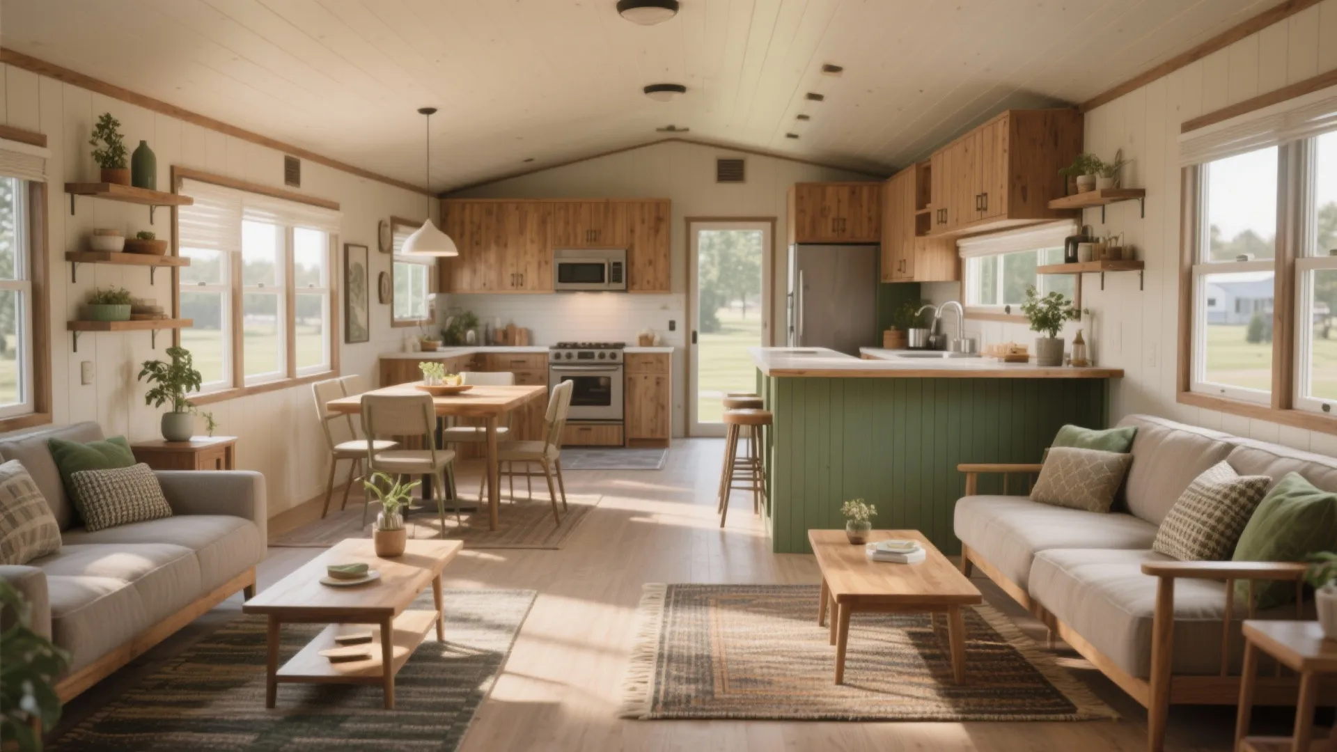 4-Bed Double-Wide Mobile Home Plans — 5 Smart Ideas: Space-saving and stylish layout inspirations for 4-bedroom double-wide mobile homes from a seasoned designer