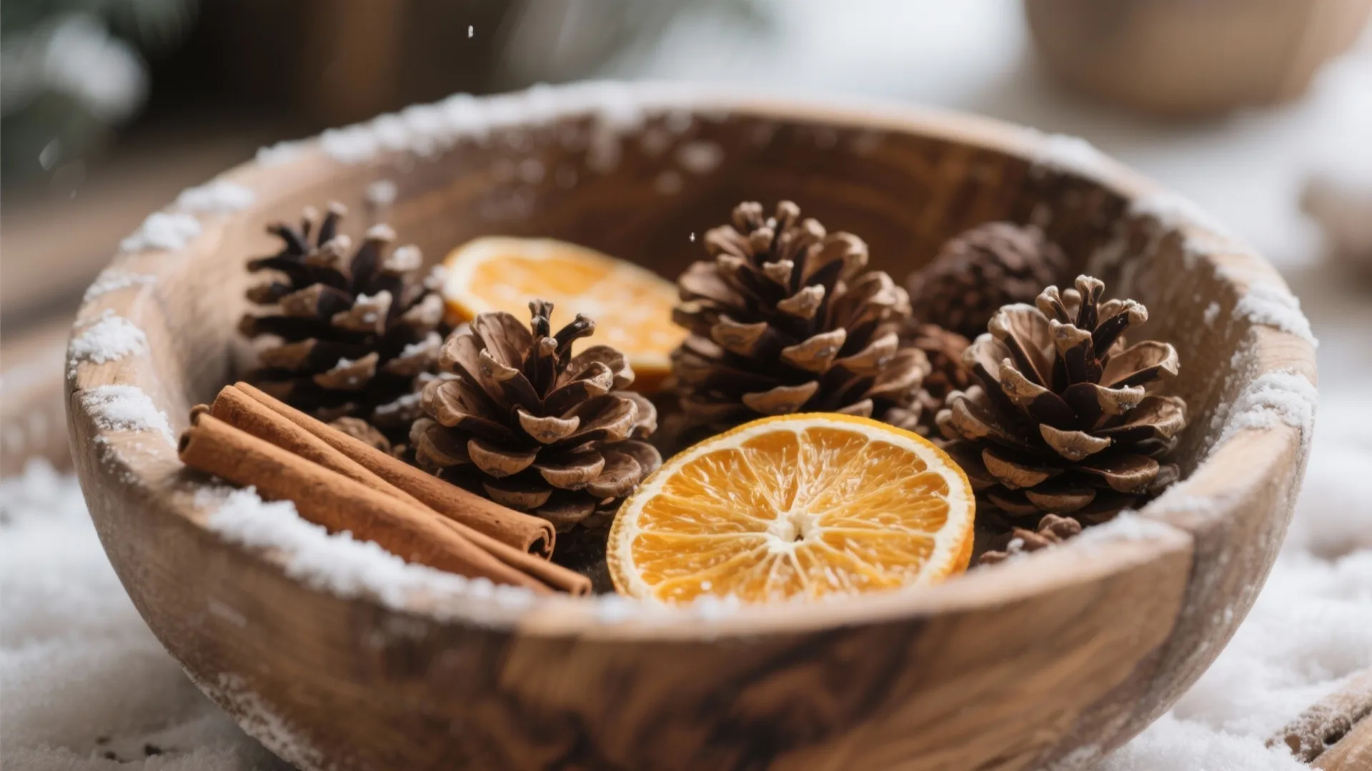 9. Dough Bowl with Pinecones
