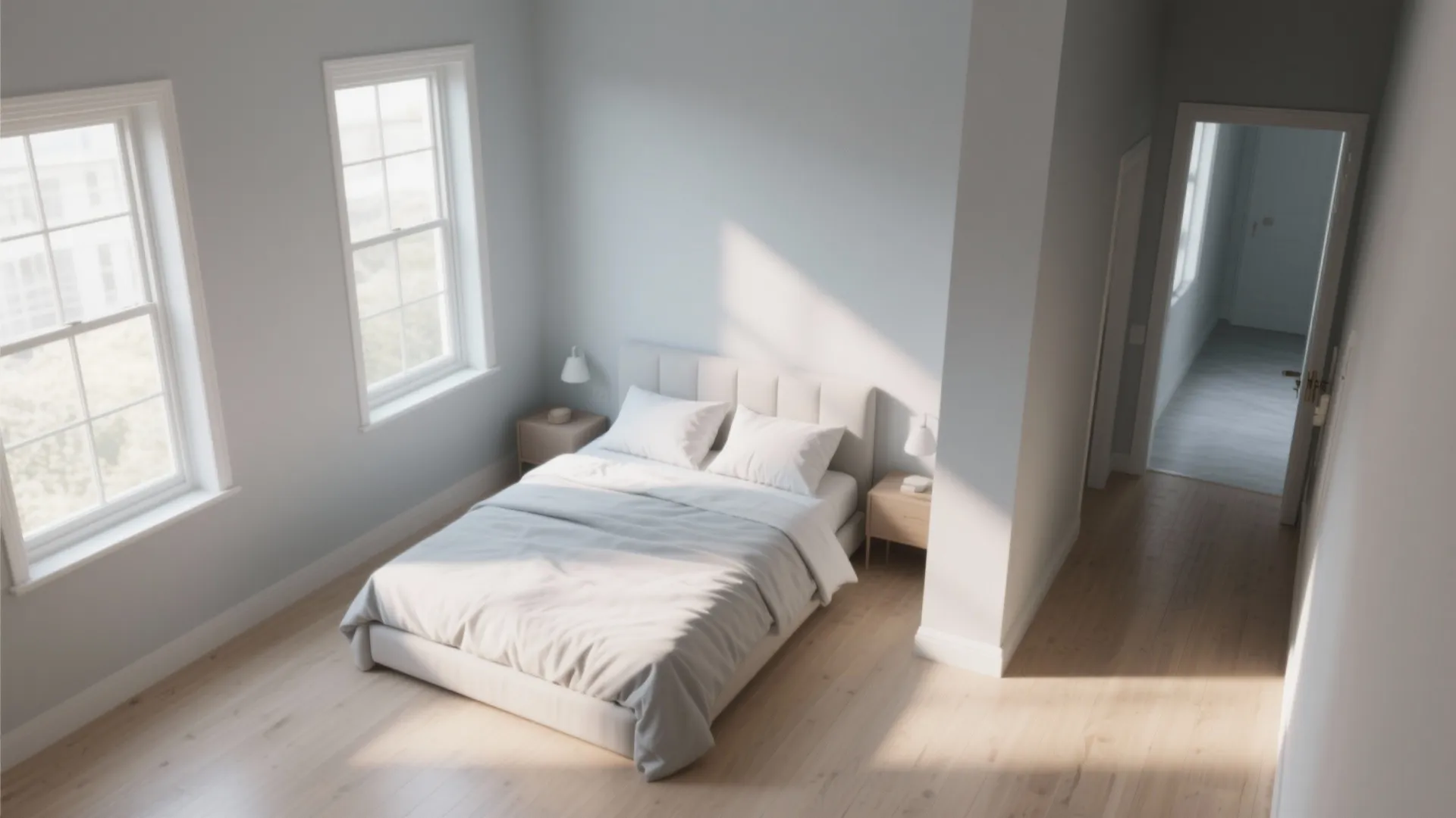 3. Soft Dove Gray to Maximize Light