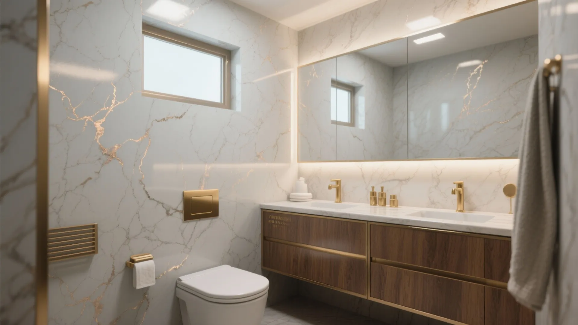 2. Pale dove-gray with subtle metallic veins