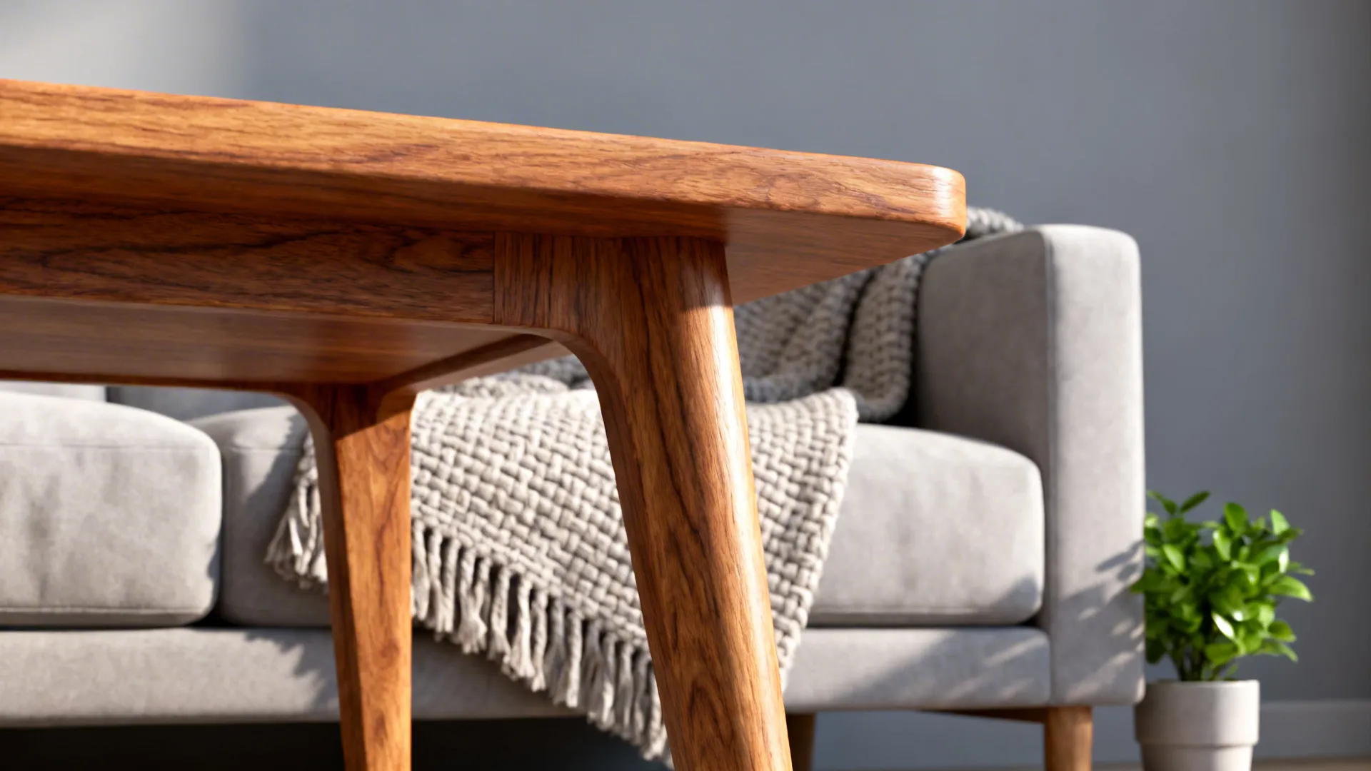 1. Soft Dove Grey + Warm Oak