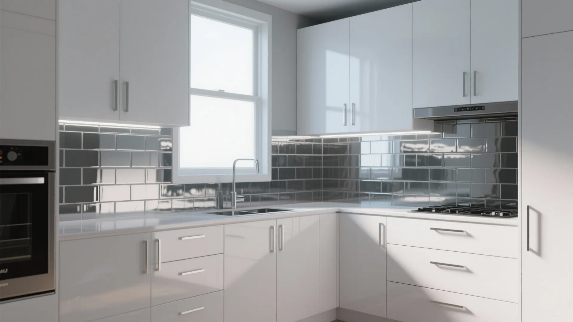 4. High-Gloss Contemporary Shine