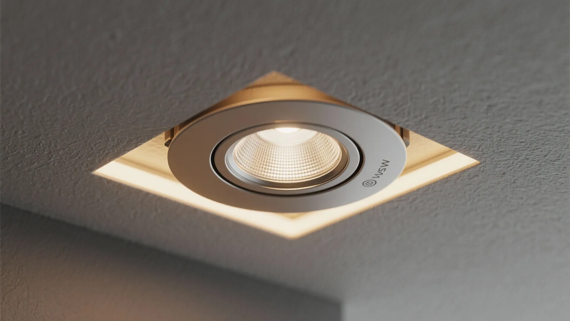 Slim Recessed Downlights, Spaced for Rhythm