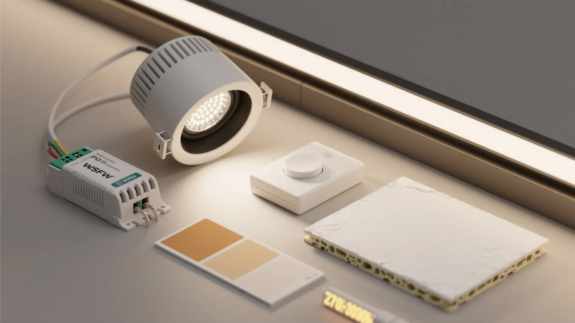 Clean Perimeter Band with Downlights