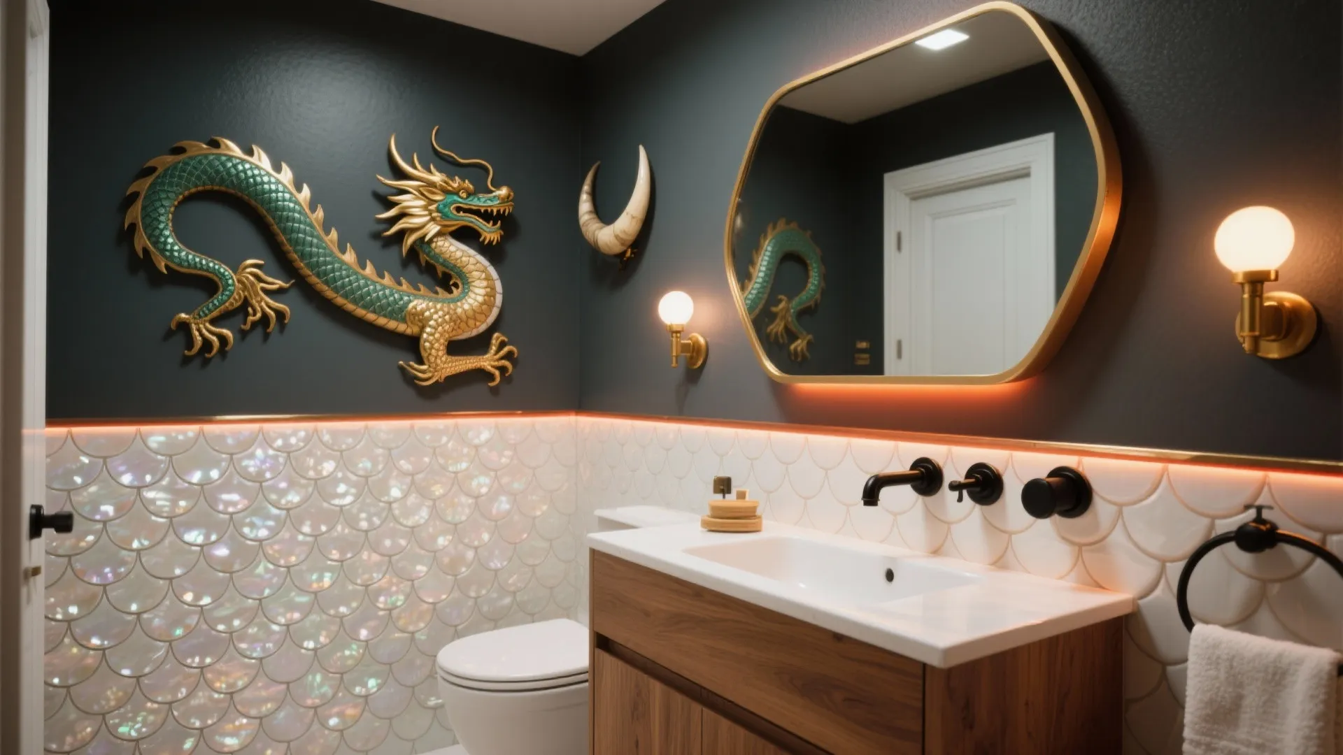 Dragon Bathroom Decor: 5 Creative Ideas: Whimsical, practical ways I’ve used dragon motifs to transform small bathrooms into memorable spaces