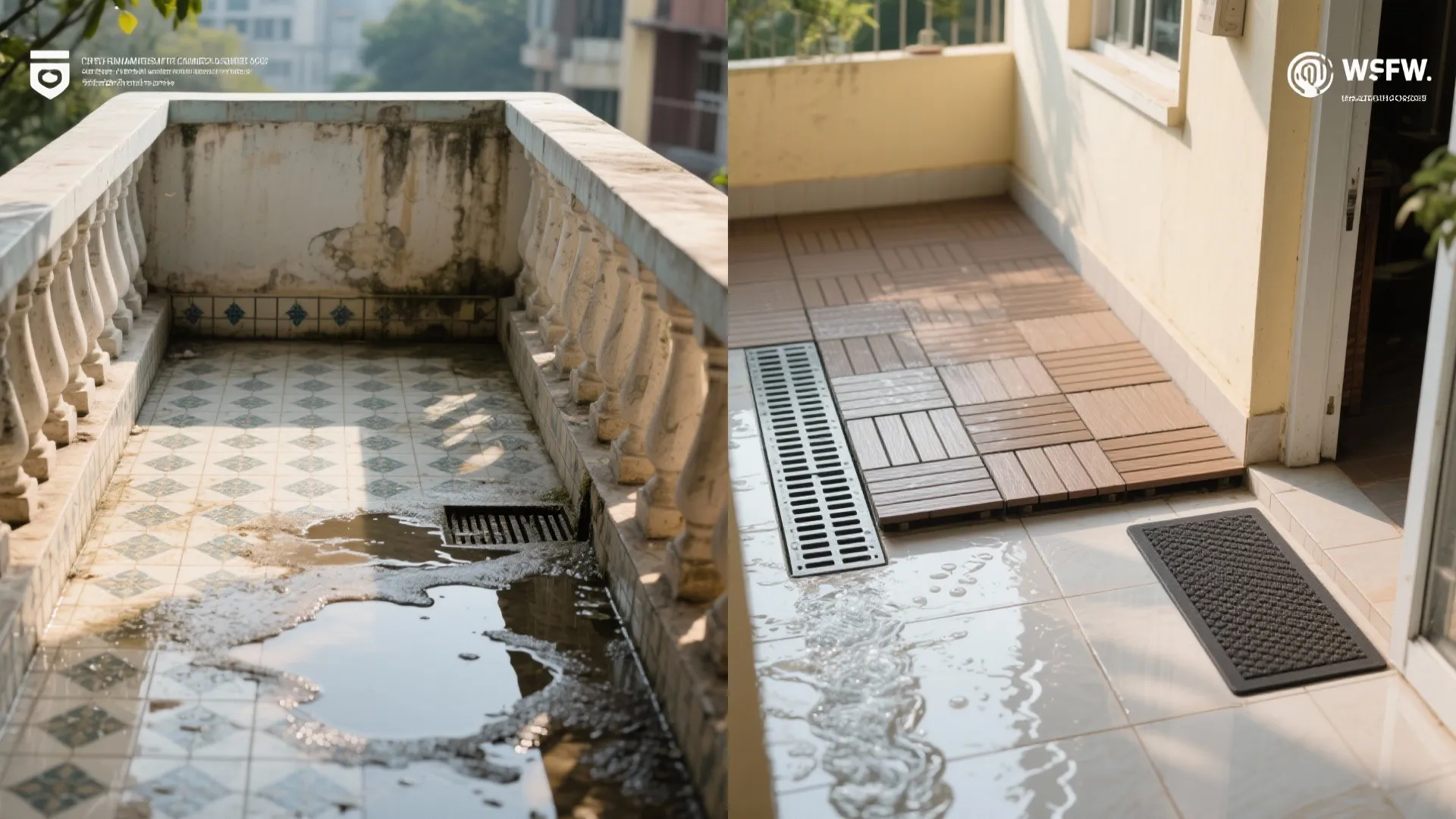 Monsoon-proof flooring and smart drainage