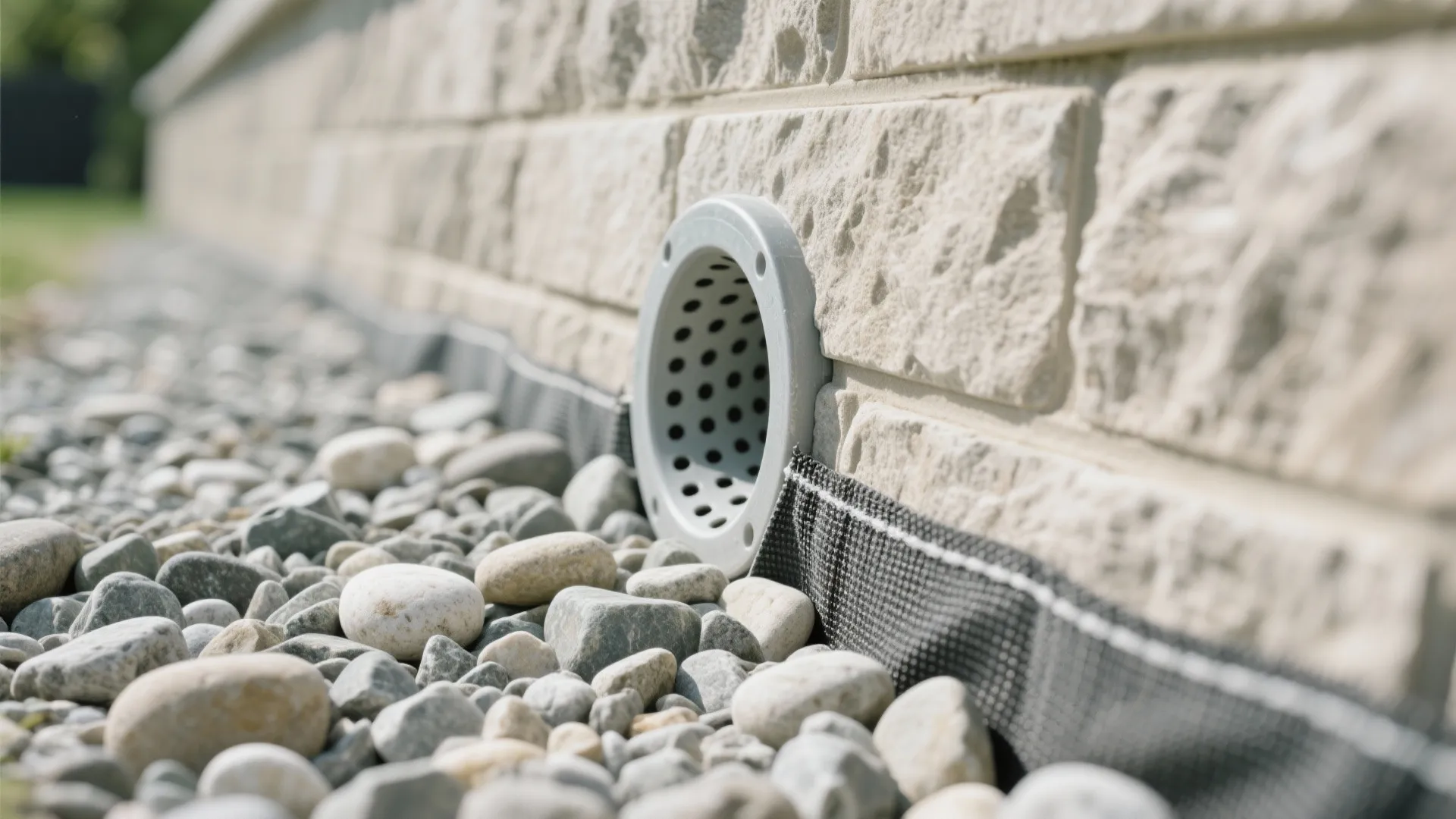 4) Drainage-first design: gravel, fabric, and daylighted outlets