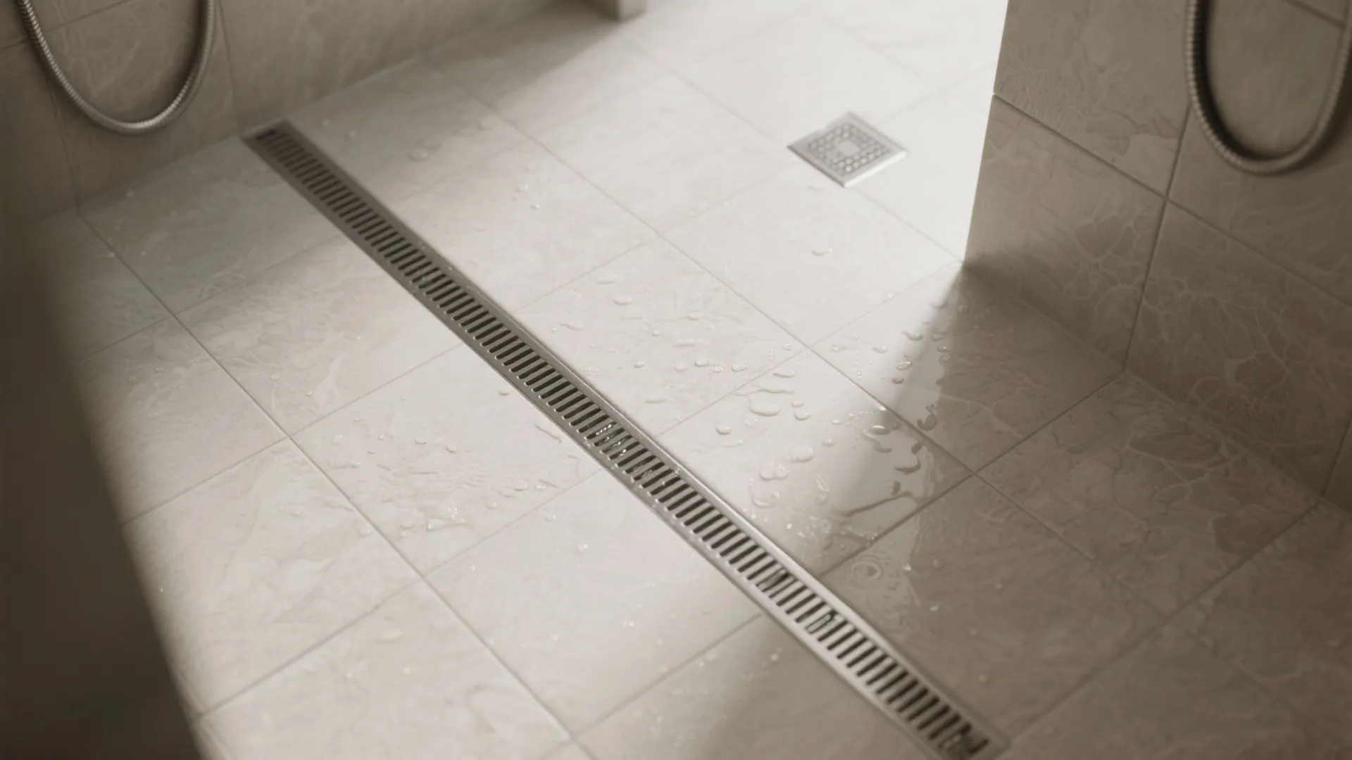 Matte, Slip-Resistant Finishes and Smart Drainage Around the Shower