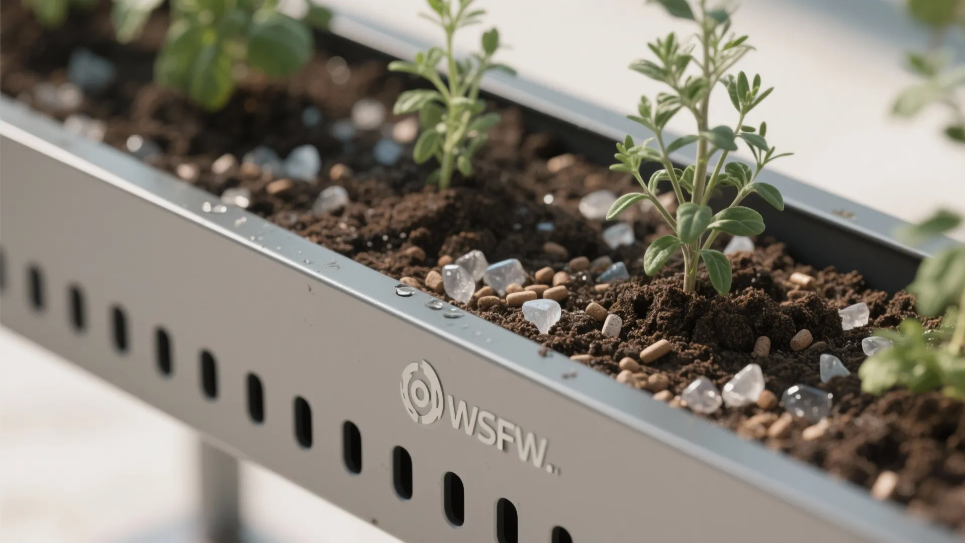 Vertical Greenery and Slim Rail Planters