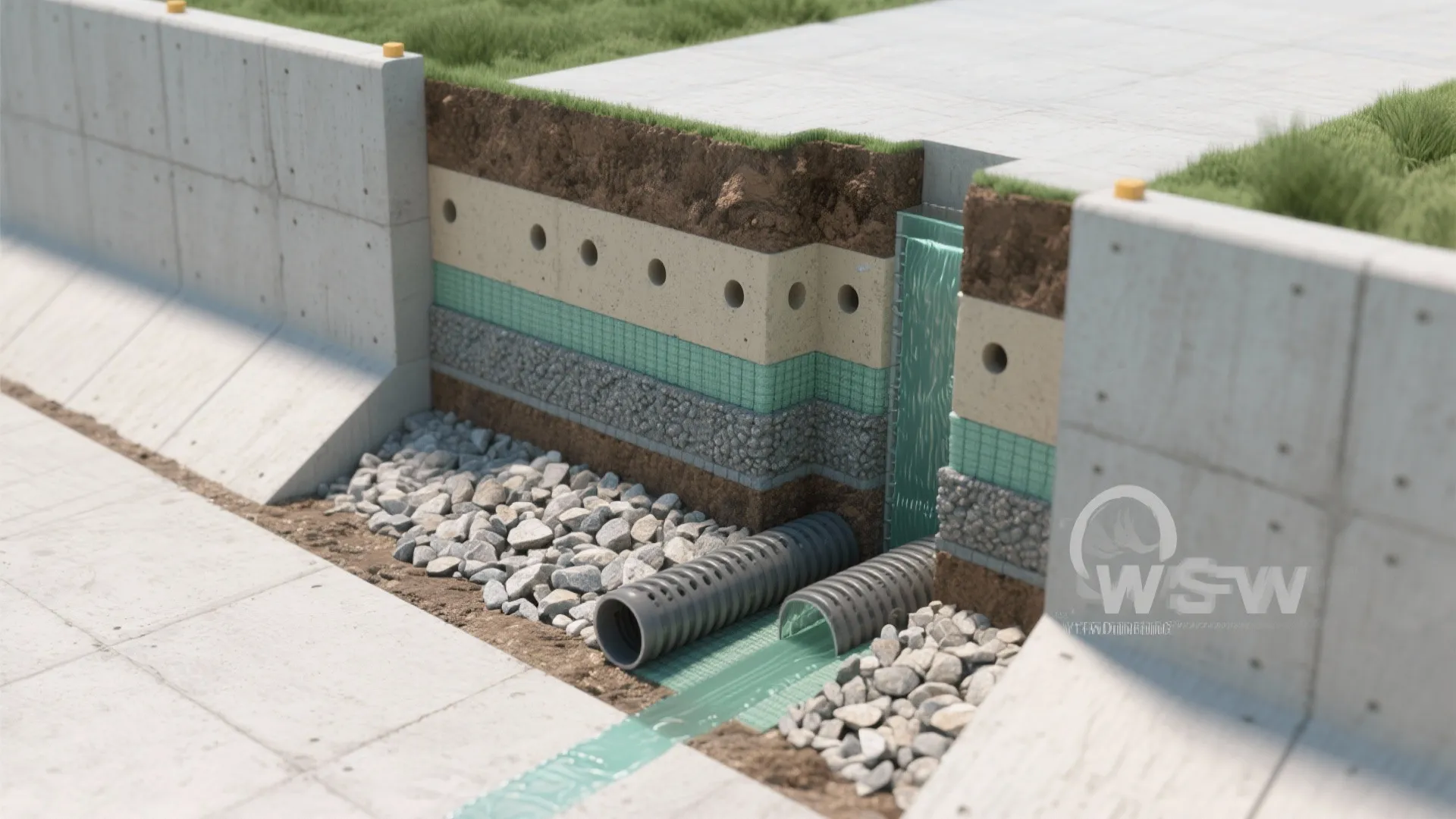 5) Drainage first, then the pretty layers