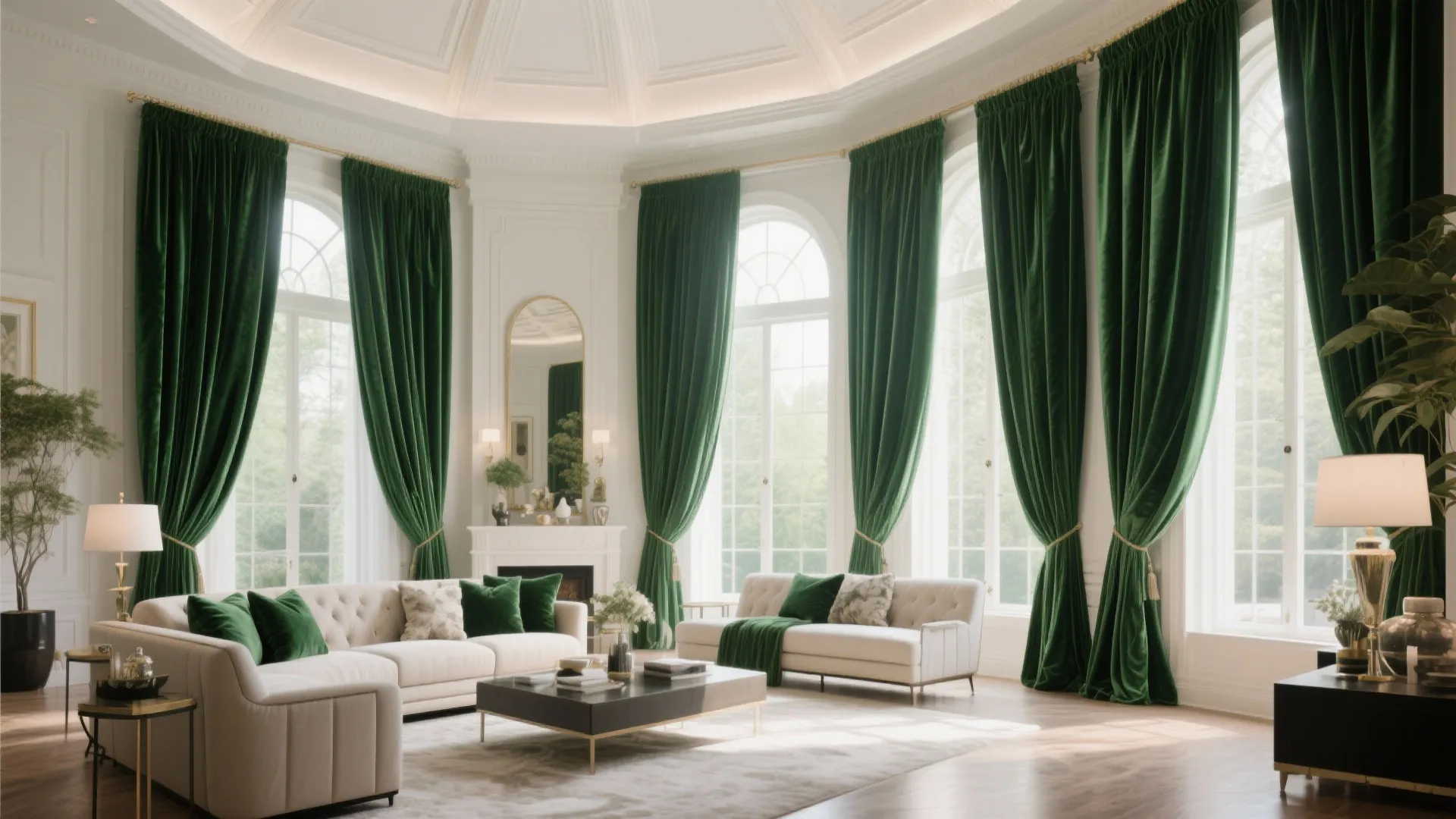 9. Dramatic Curtain Drops