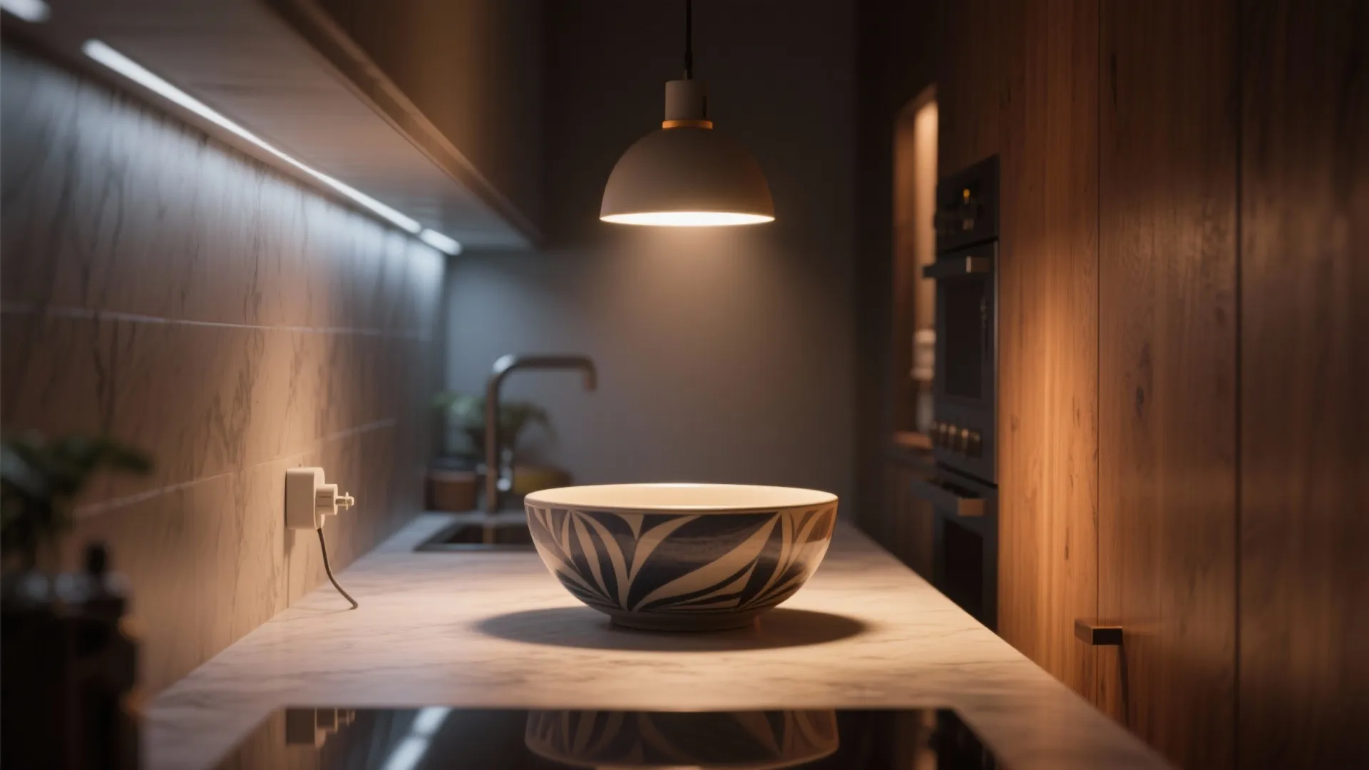 5. Create Drama with Lighting and One Statement Piece