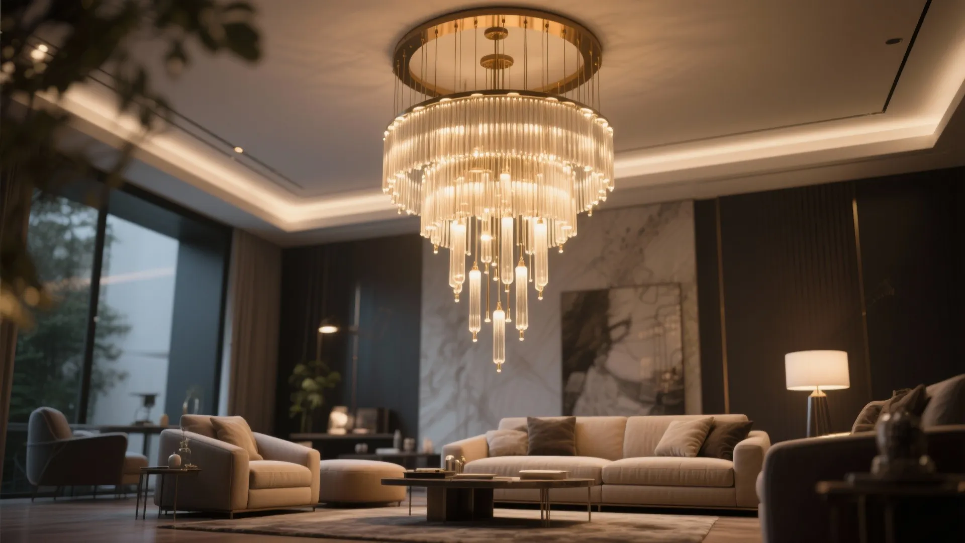 1. Dramatic Pendant Lighting