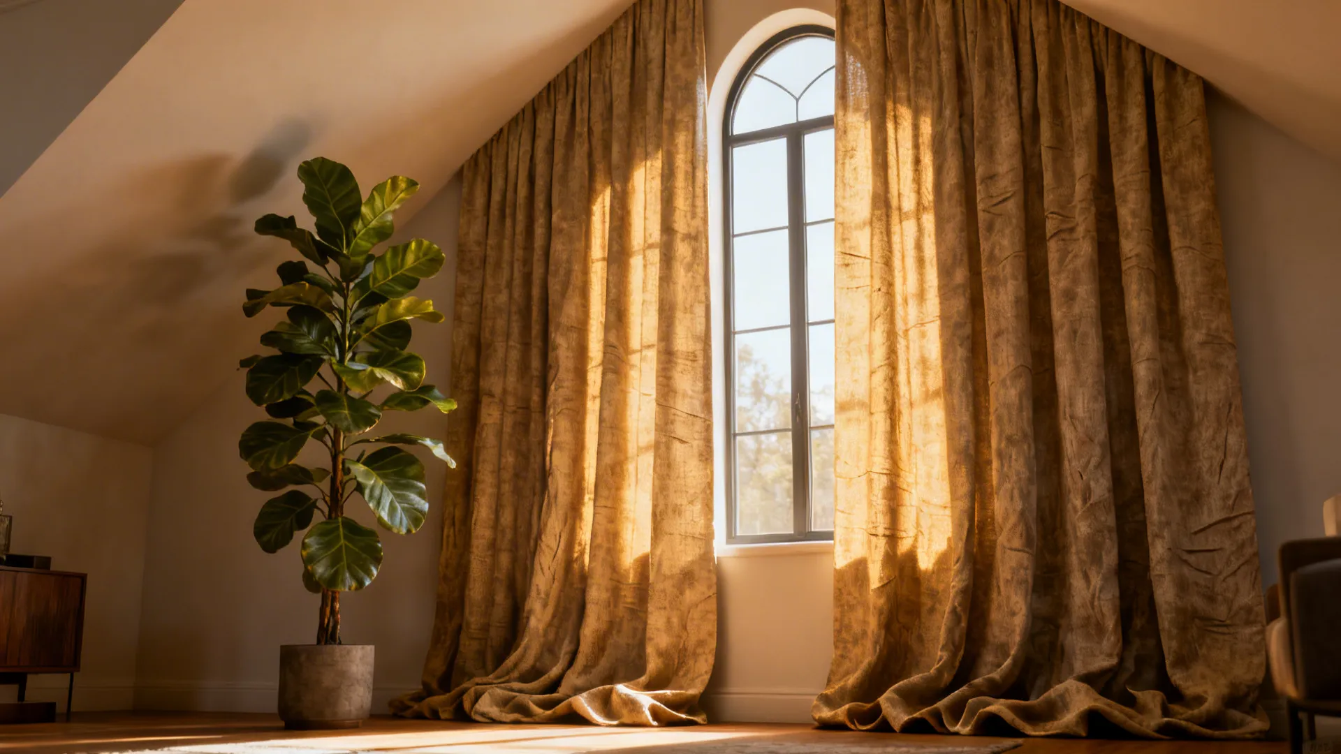 5. Proportioned Window Treatments and Greenery