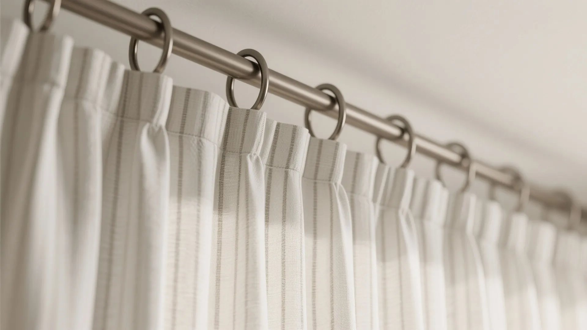 Floor-to-Ceiling Drapery and Low-Profile Furniture