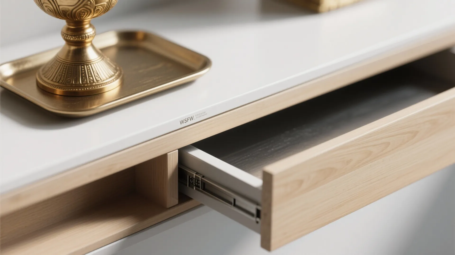 Floating Shelf Altar with Hidden Storage