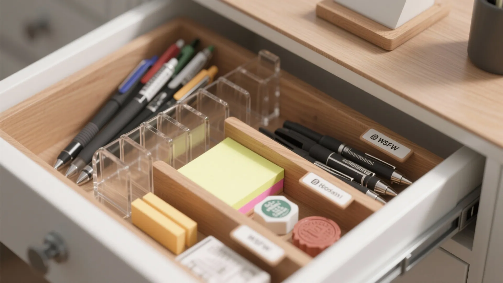 6. Labelled Drawer Dividers