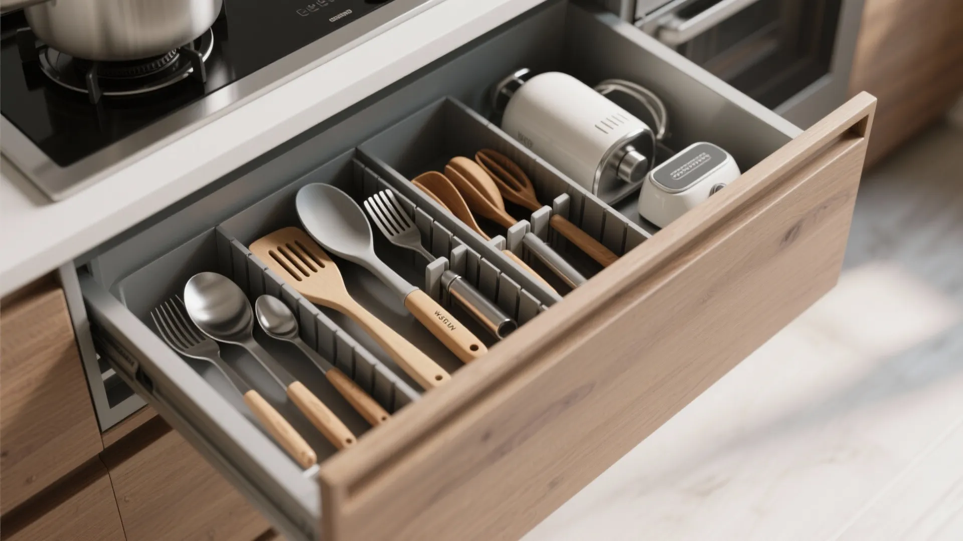 Drawer dividers for chaos control