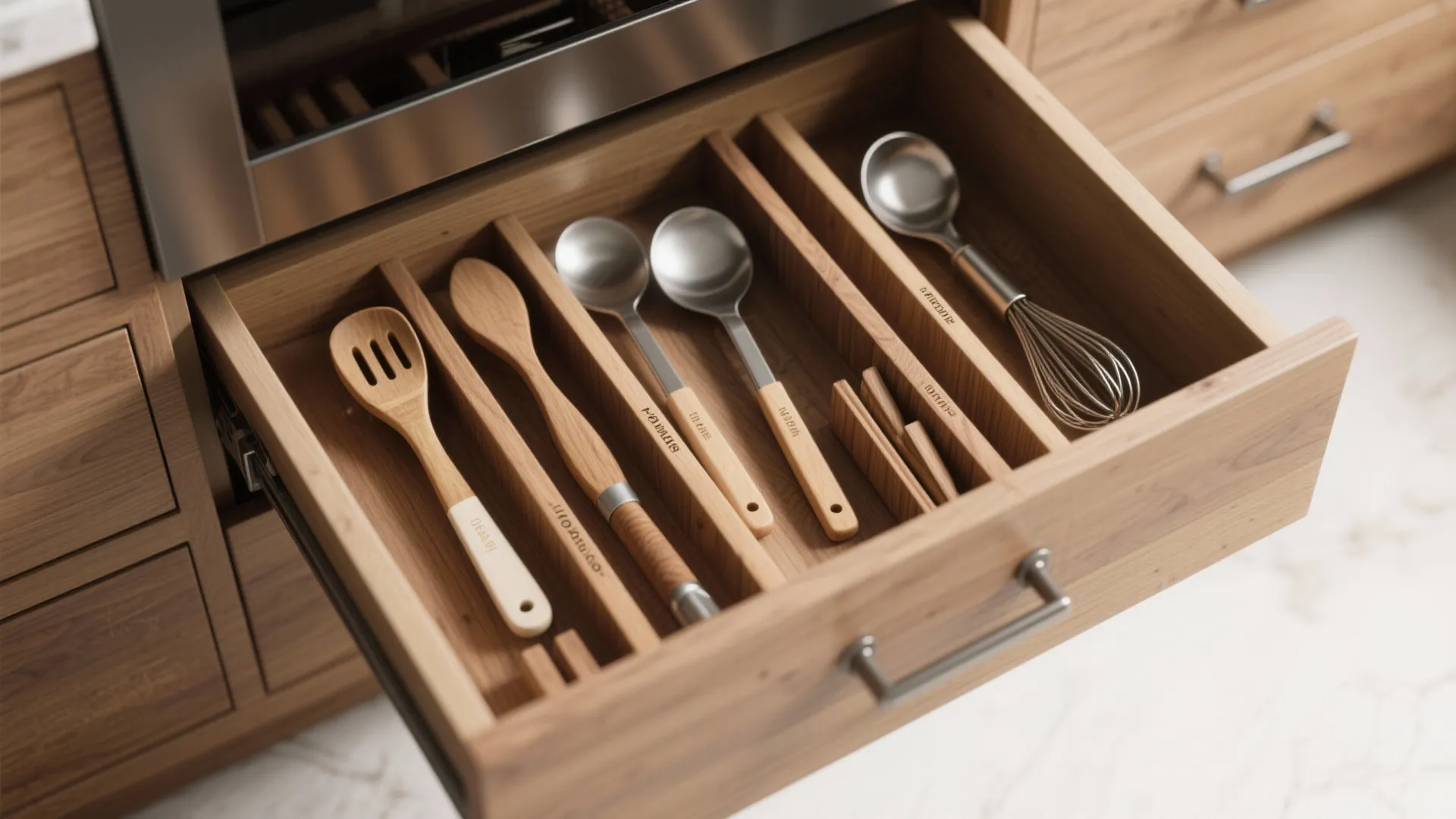 2. Drawer dividers and vertical organizers