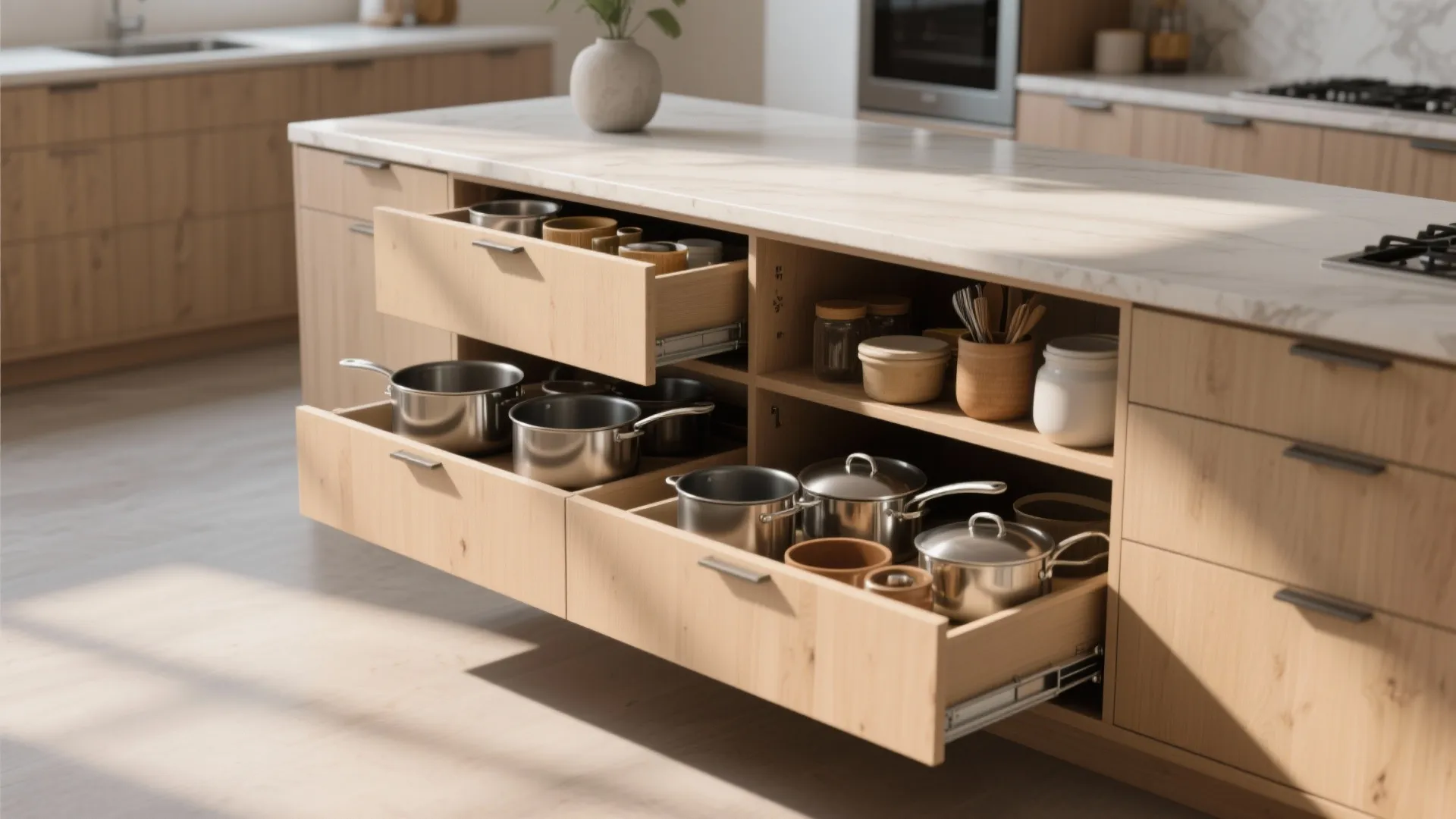 2. Drawer-First Lower Cabinets