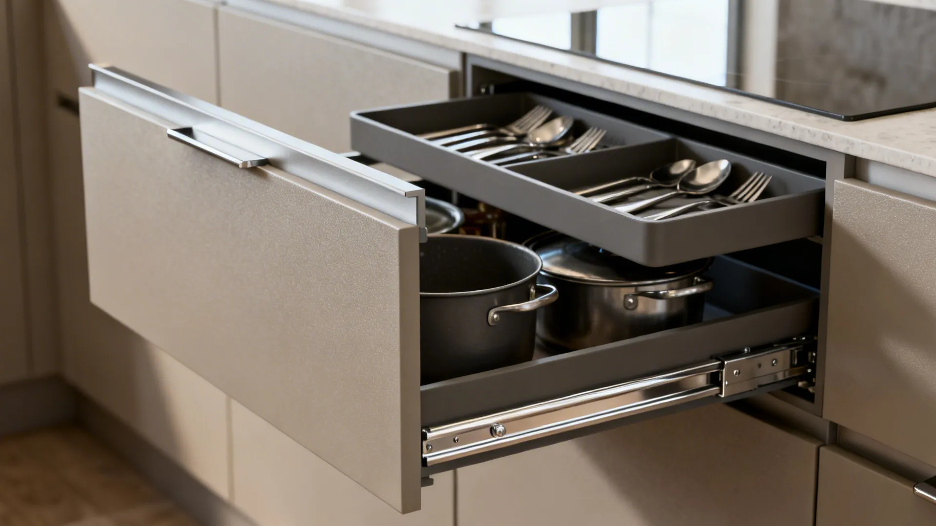 1) Minimalist Modular Storage That Adapts