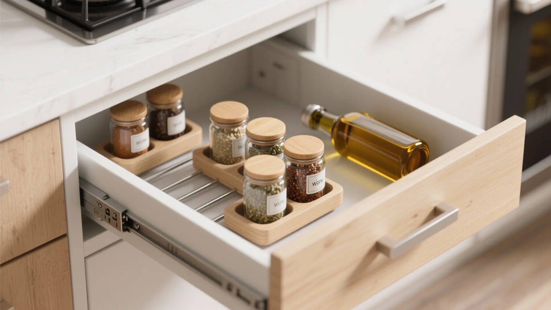 Minimalist Kitchen Storage for Calm Efficiency