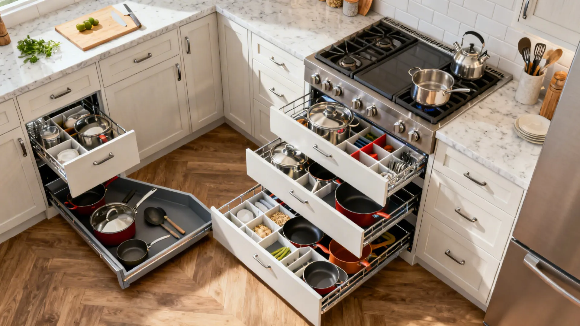 3) Drawer-Heavy Bases and Corner Solutions