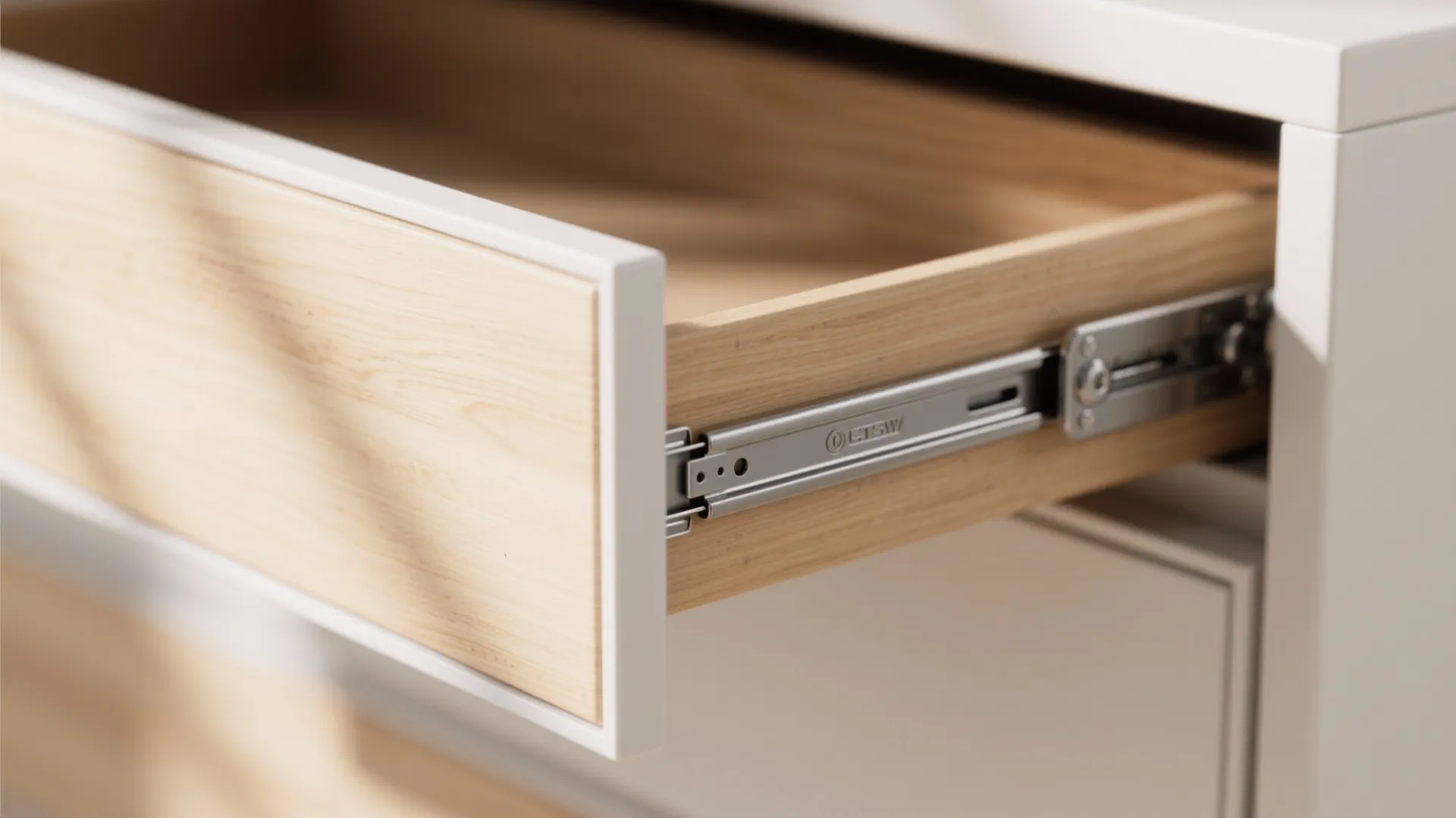 Storage-forward bedroom with built-ins and a wall desk