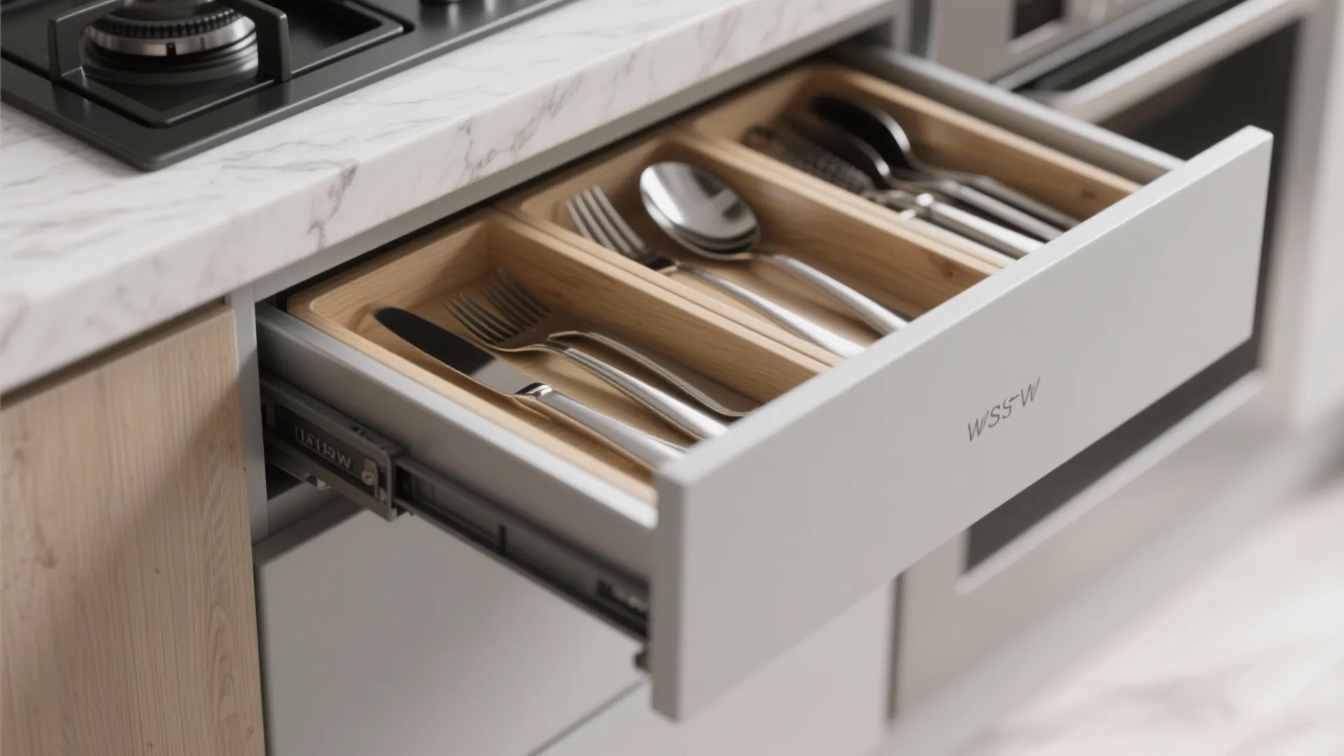 Minimalist kitchen storage that actually works