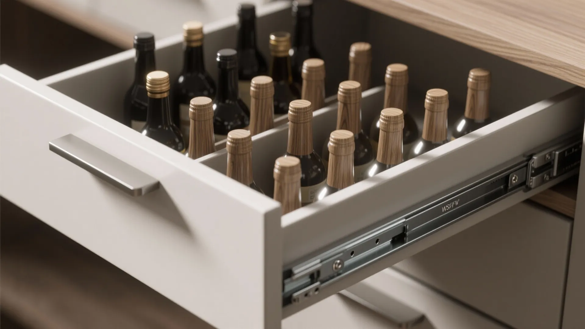 Tower + Drawer Combo with Vertical Dividers