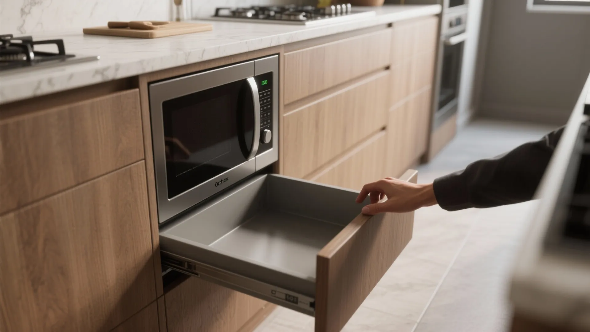 3. Built-In Drawer Microwaves