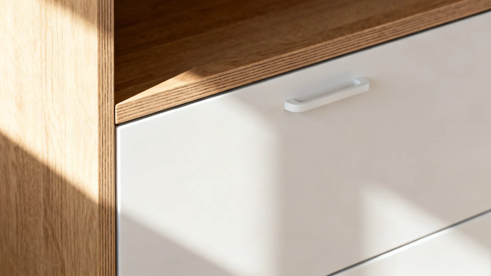 1) Minimalist storage that doubles as dining