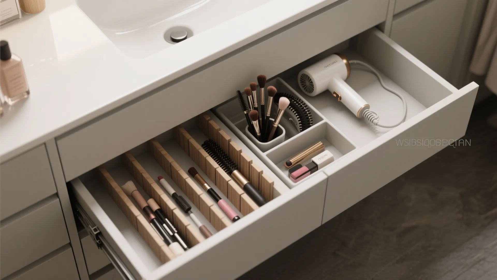 4. Add Pull-Out Drawers and Vertical Dividers