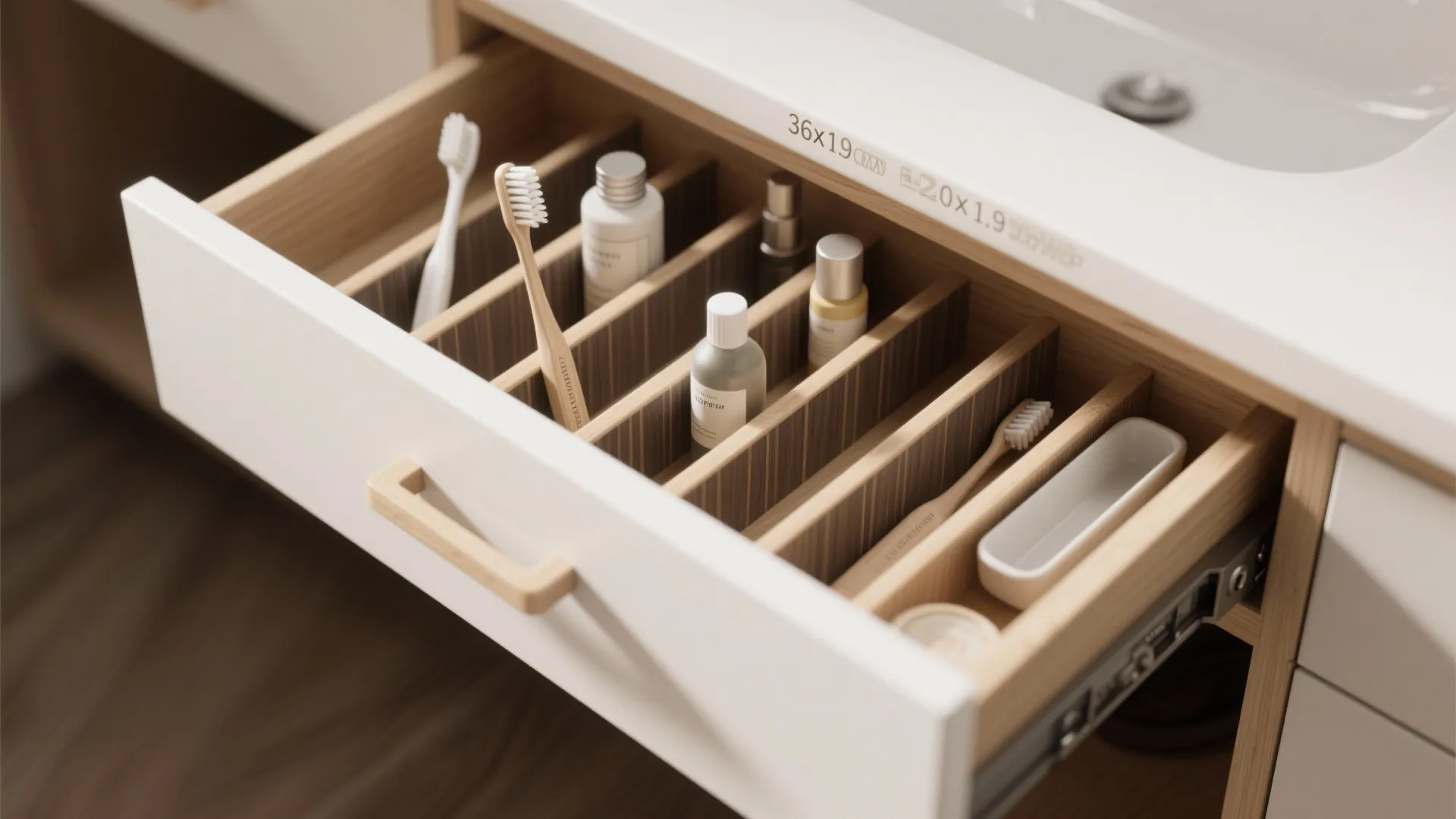 Custom drawer organization for efficient storage