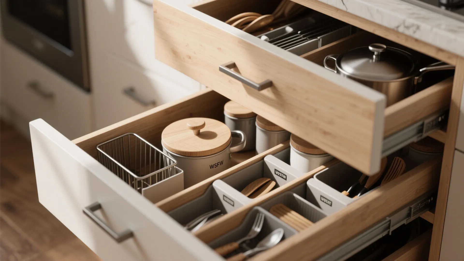 4. Smart drawer organization wins mornings