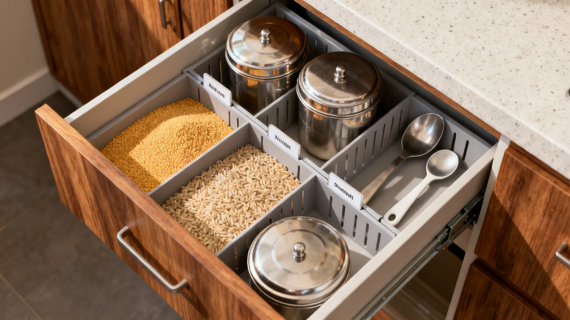 Minimalist Masala: Streamlined Storage for Daily Cooking