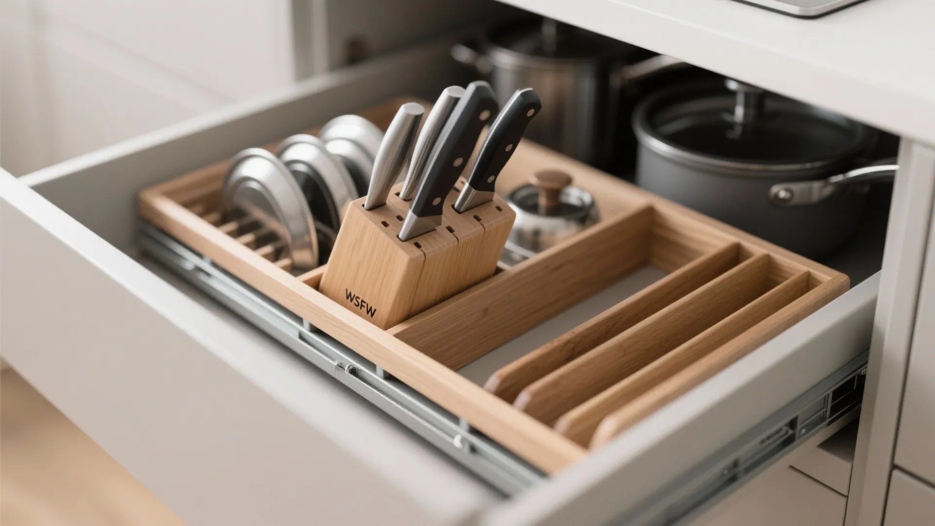 Minimalist storage that hides the mess