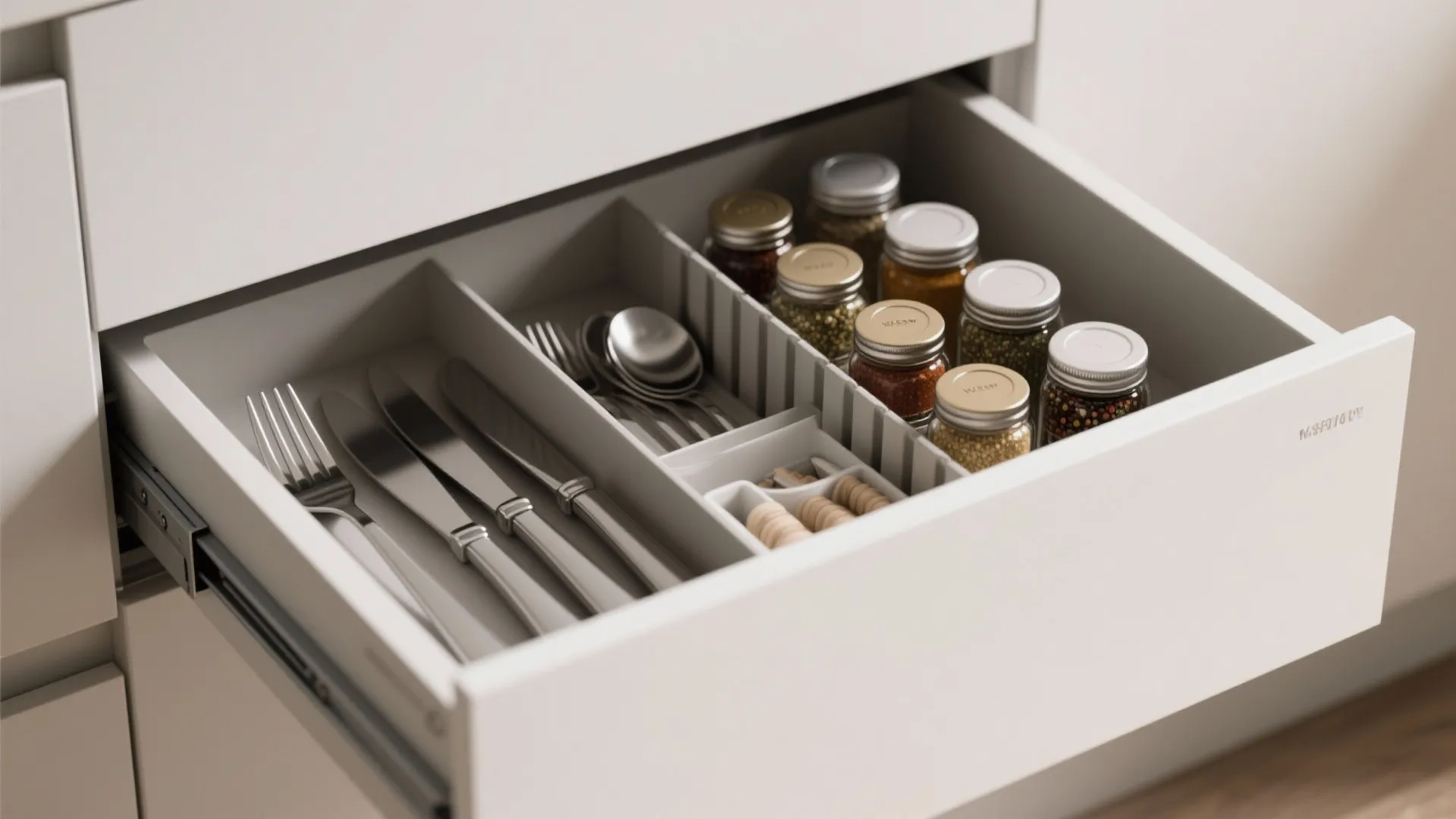Minimalist kitchen storage for tiny footprints