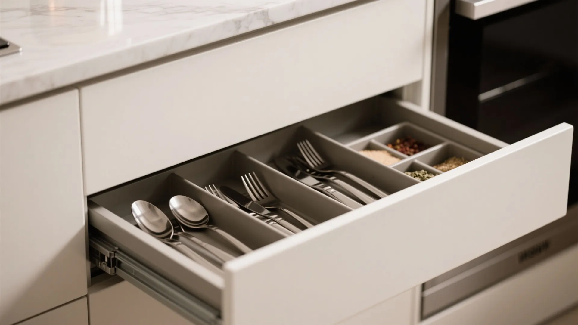 Minimalist Kitchen Storage for Compact 3 BHKs