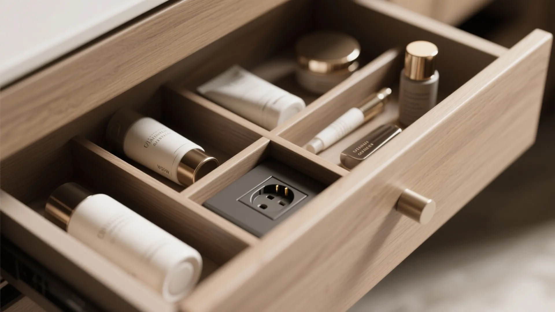 5) Quiet luxury storage: recessed medicine, drawers, and hidden hampers