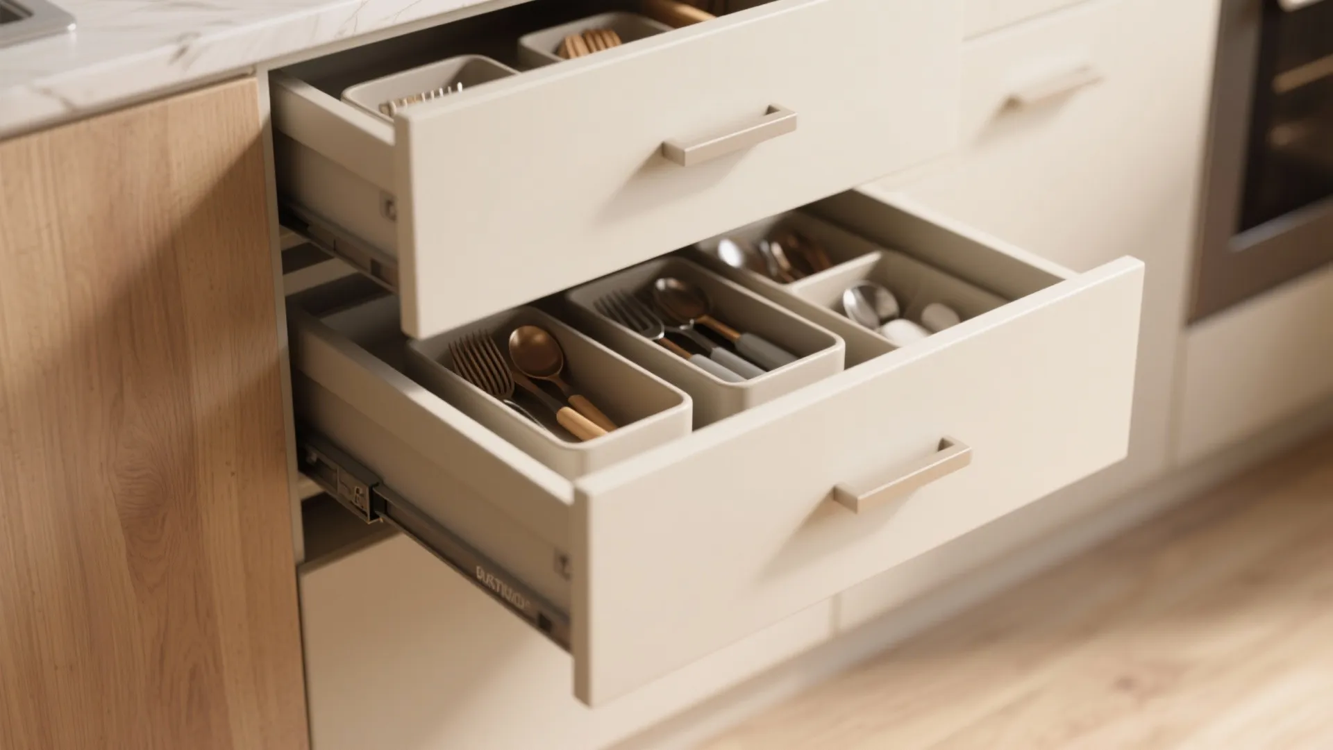 Minimalist kitchen storage that actually lives with you